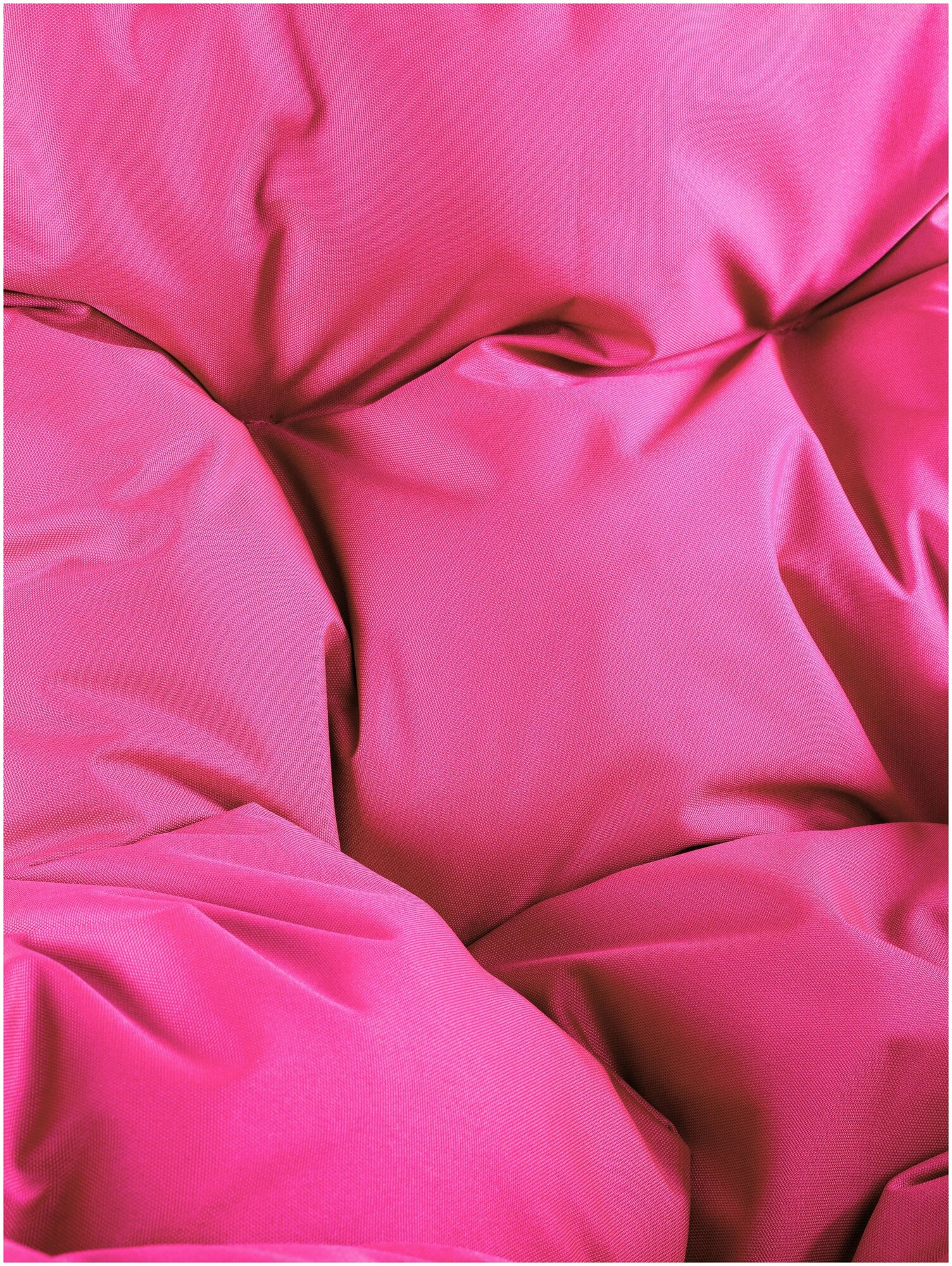 Подвесное кресло m-group капля Люкс чёрное, розовая подушка - фотография № 10