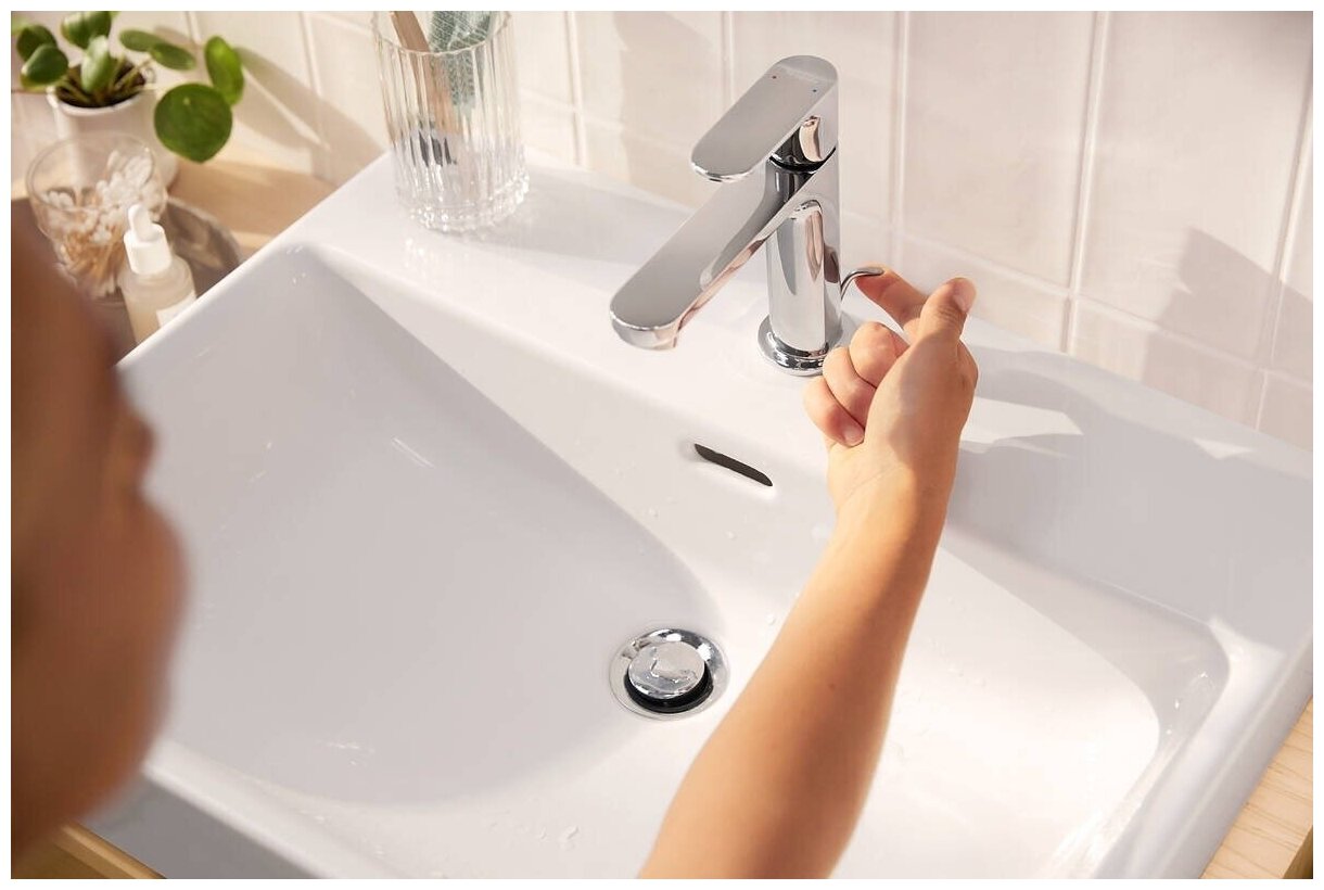 Смеситель для раковины Hansgrohe Rebris S 72517000 Хром - фотография № 3