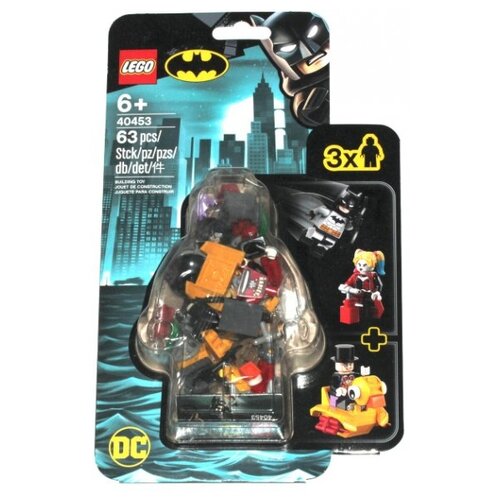 Конструктор LEGO Minifigures, Super Heroes Бэтмен против Пингвина и Харли Квин 40453