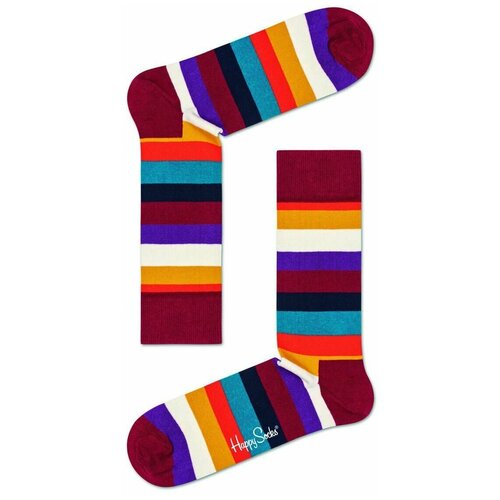 Носки Happy Socks, размер 25, мультиколор, бесцветный носки happy socks размер 25 желтый мультиколор