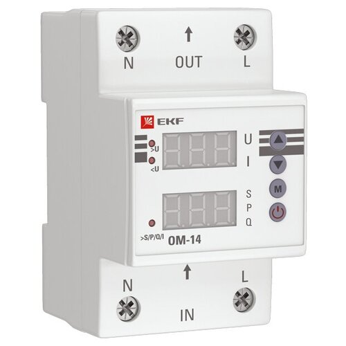 Реле контроля мощности EKF ОМ-14 1 А 300 В