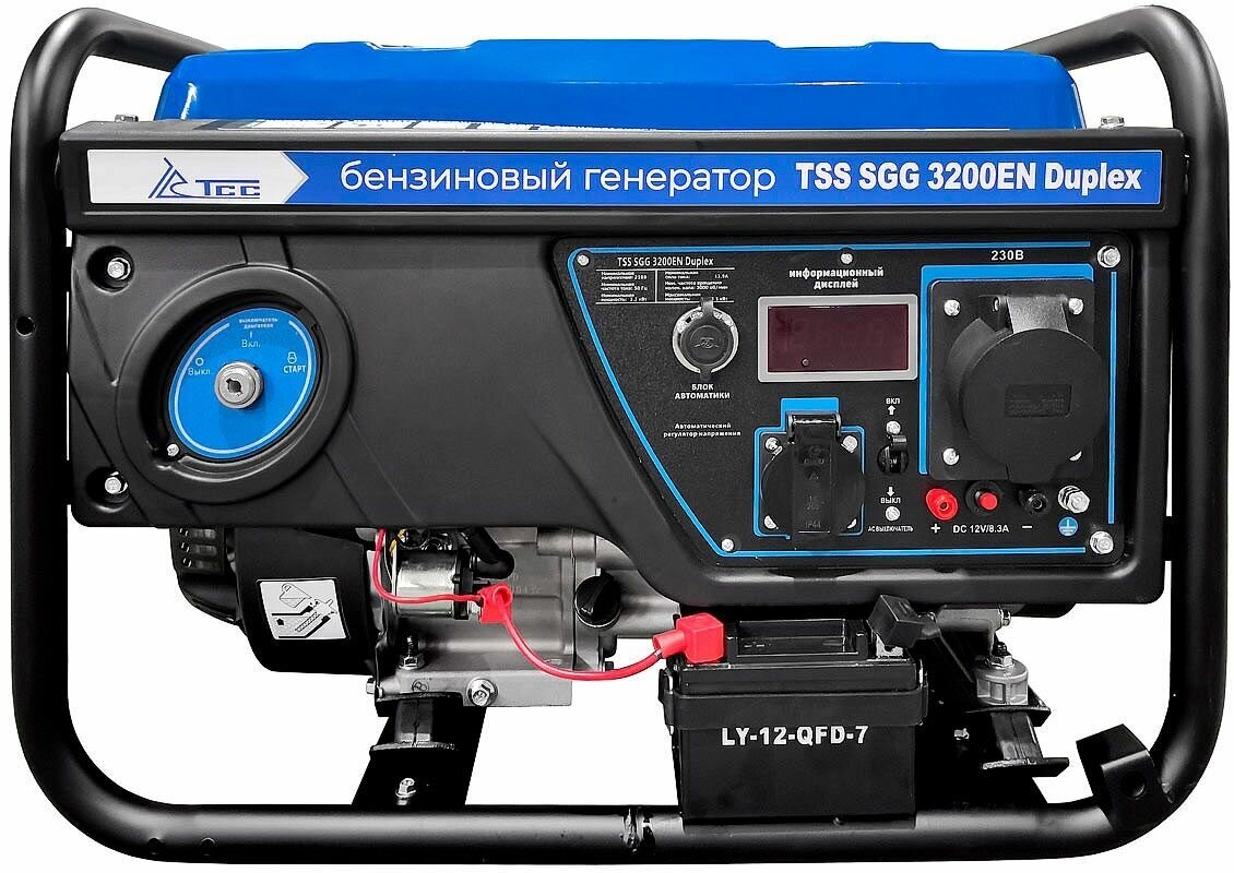 Бензогенератор ТСС SGG 3200EN Duplex 060019 - фотография № 1