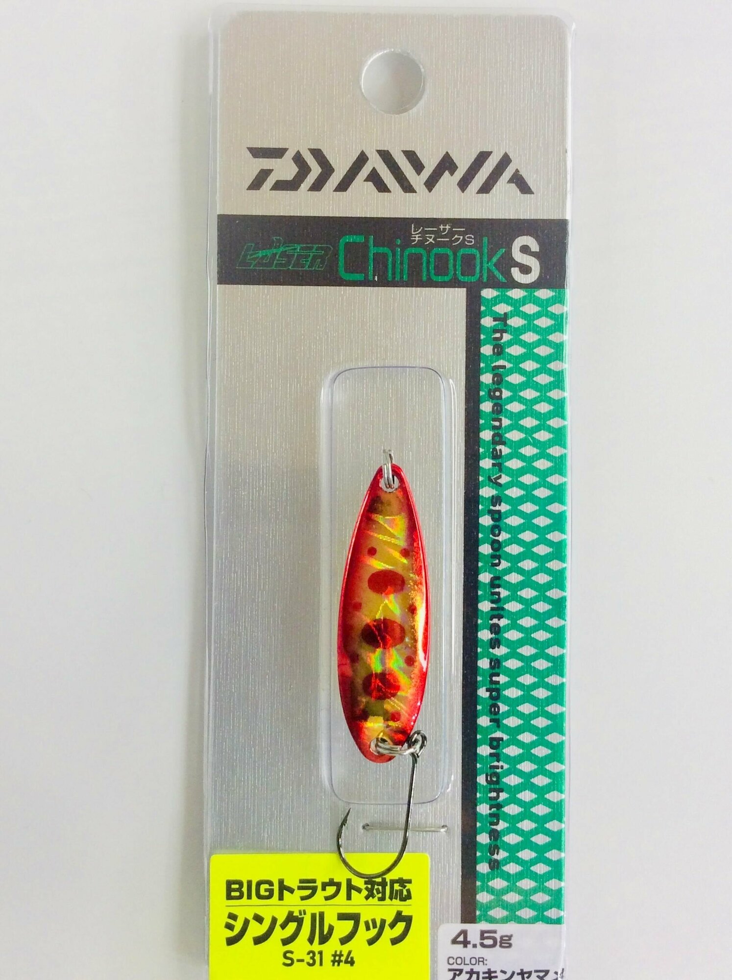 Блесна DAIWA LASER CHINOOK 4.5g 35mm