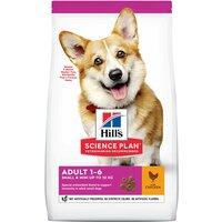 Сухой корм Hill's Science Plan для взрослых собак мелких пород для поддержания здоровья кожи и шерсти, с курицей 6 кг