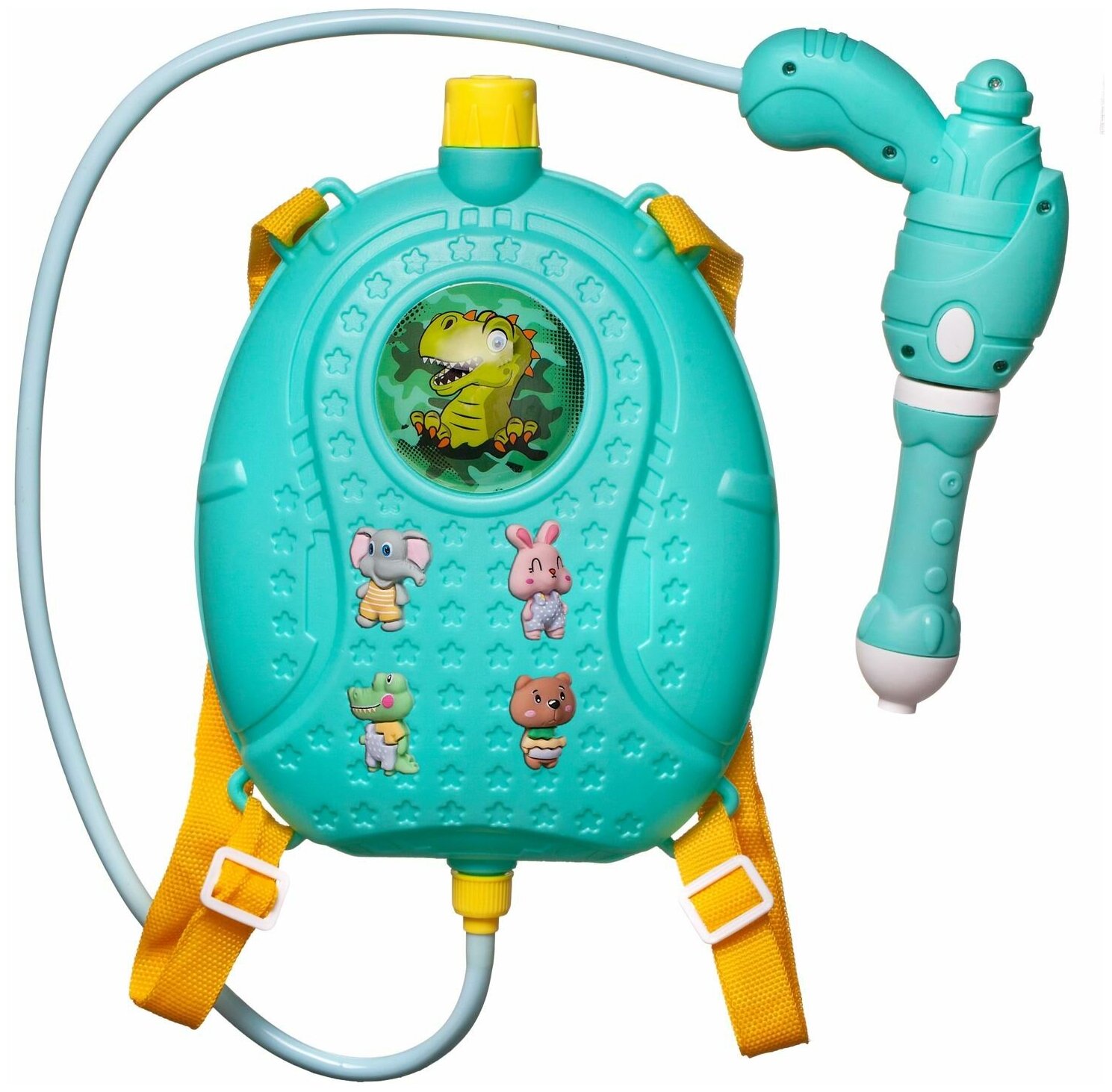 Игрушка Junfa Бластер водный с рюкзачком-резервуаром Животные покоряют космос Junfa Toys Ltd - фото №6