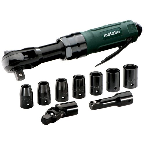 Пневмотрещотка Metabo DRS 68 SET 1/2 пневматический гайковерт metabo drs 35 1 4 601552000