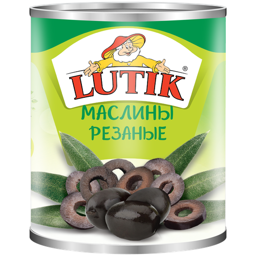 Маслины черные LUTIK резаные, 3100мл