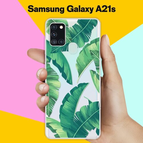 Силиконовый чехол Пальма на Samsung Galaxy A21s силиконовый чехол пальма на samsung galaxy s10