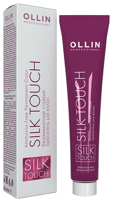 OLLIN Professional Silk Touch стойкий краситель для волос безаммиачный, 10/73 светлый блондин коричнево-золотистый, 60 мл