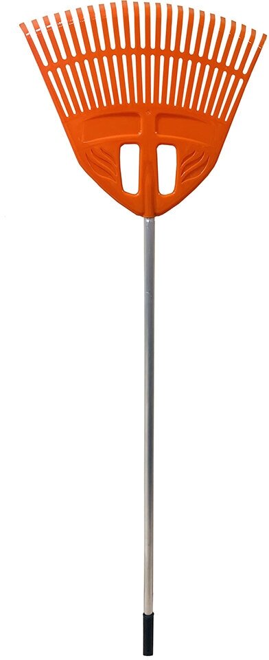 фото Грабли веерные пластинчатые Гардения 23 зуба алюминиевый черенок