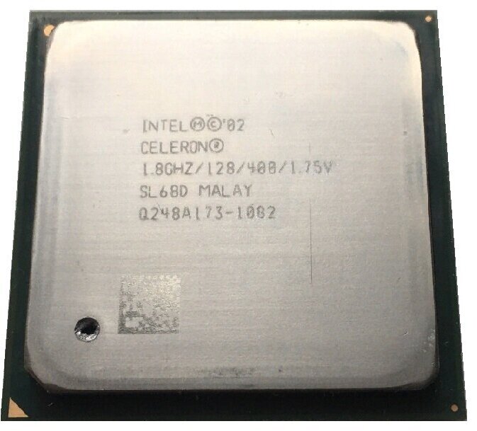 Процессор Intel Celeron 1800MHz Willamette LGA775, 1 x 1800 МГц, OEM