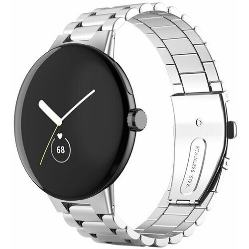 Стальной браслет для Google Pixel Watch серебряный 107900₽