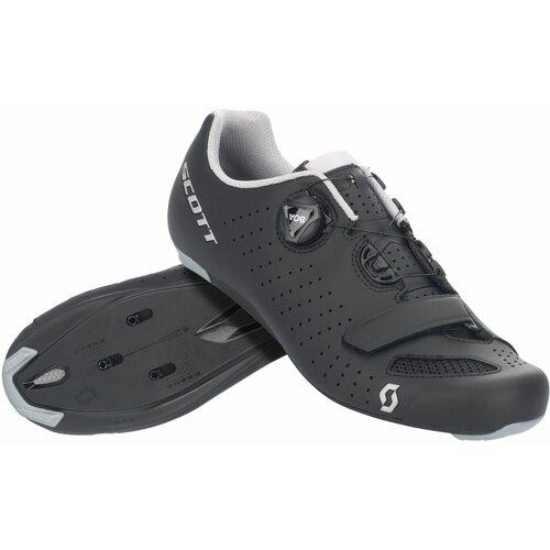 Велотуфли Road Scott Comp Boa black/silver, черный-серебристый 44