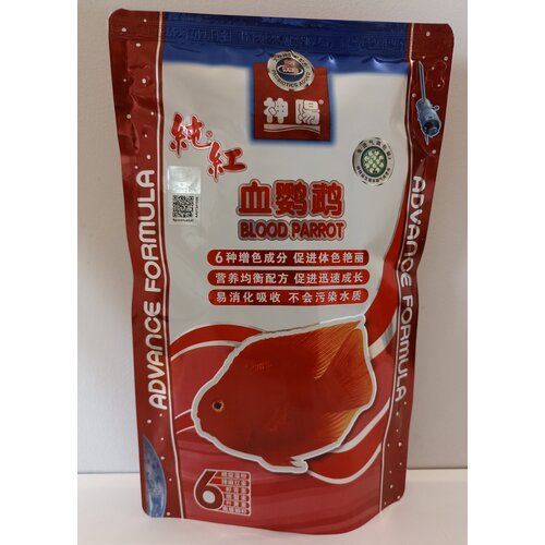 Корм для усиления окраса рыб Hikari Blood Parrot 6, 450 г.