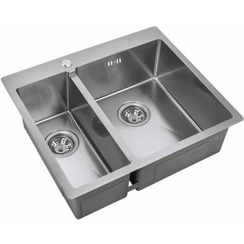 Мойка кухонная 59 см ZORG R INOX (R 59-2-51-R) правая