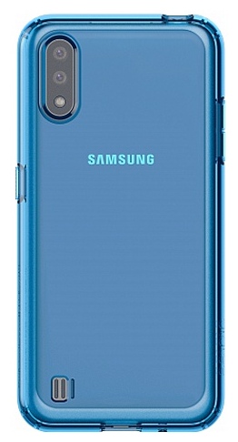 Накладка силикон Araree M Cover для Samsung Galaxy M01 M015 2020 Синий