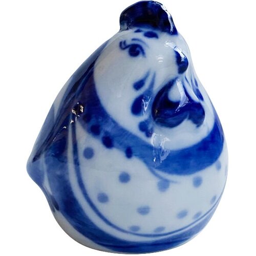 Солонка Наседка Гжель ручная роспись