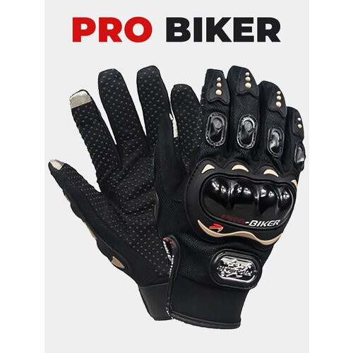фото Перчатки тактические сенсорные защитные мотоперчатки pro biker, размер xl pro-biker