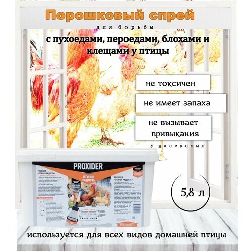 PROXIDER птичья радость, проф. упаковка, ведро 1 кг. 5,8 л.