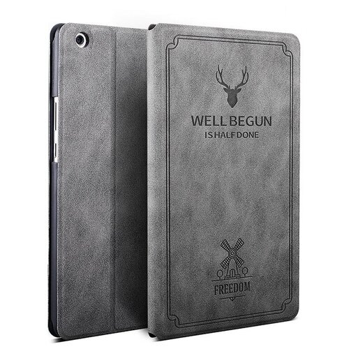 фото Чехол mypads для xiaomi mi pad 4 тематика книга в винтажном стиле серый