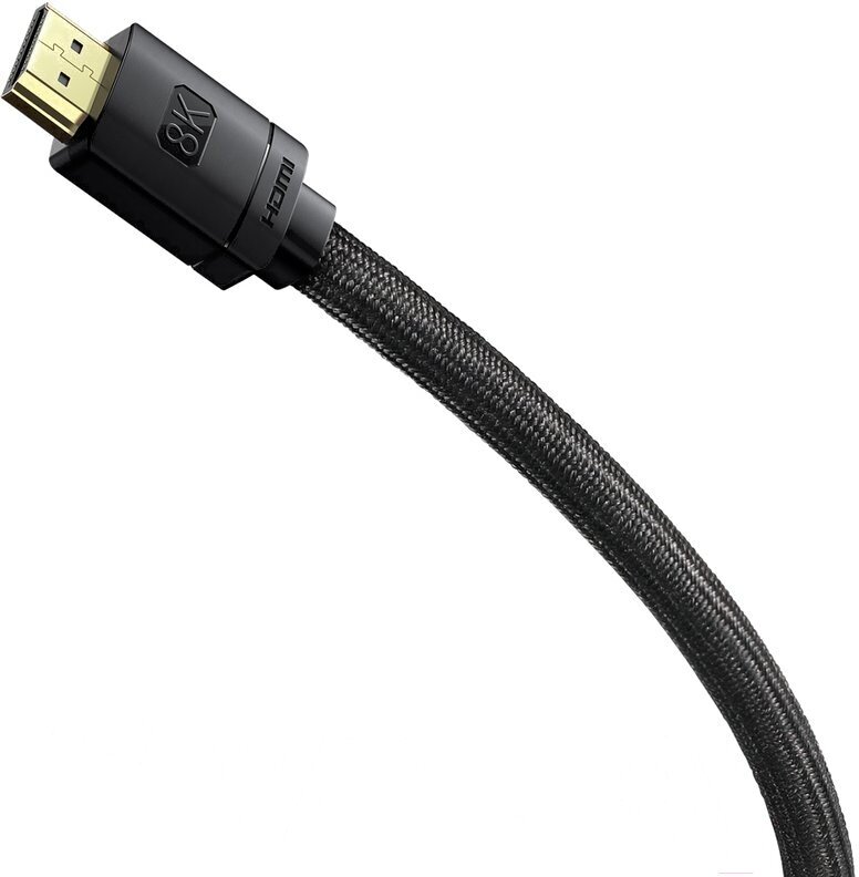 Кабель HDMI BASEUS High Definition (Zinc alloy) HDMI 8K- HDMI 8K Ver 21 1 метр Черный