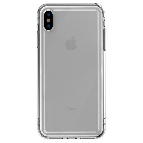 фото Чехол baseus safety airbags case for iphone xs max прозрачный-черный