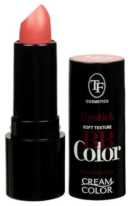 TF Cosmetics помада для губ BB Color, оттенок 127 Розовый персик