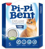 Наполнитель Pi-Pi-Bent DeLuxe Classic комкующийся для кошек 5кг