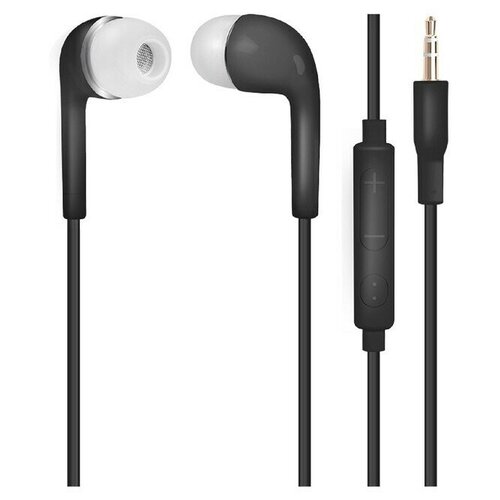 Наушники OXION HS230BK вакуумные микрофон 100 дБ 16 Ом 35 мм 1 м чёрные 486₽