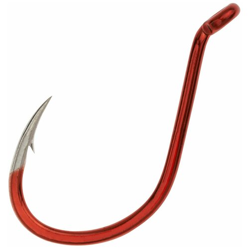 Крючок рыболовный одинарный BKK Red Octopus Beak #4 (7шт)