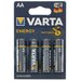 Батарейка алкалиновая Varta Energy, AA, LR6-4BL, 1.5В, блистер, 4 шт.