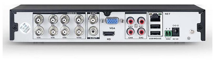 Гибридный видеорегистратор PS-link A2108HX на 8 каналов с поддержкой 5Мп камер