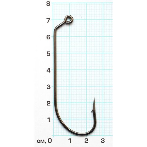 10 штук - Крючок джиговый 2323 (Скорпион), №7/0