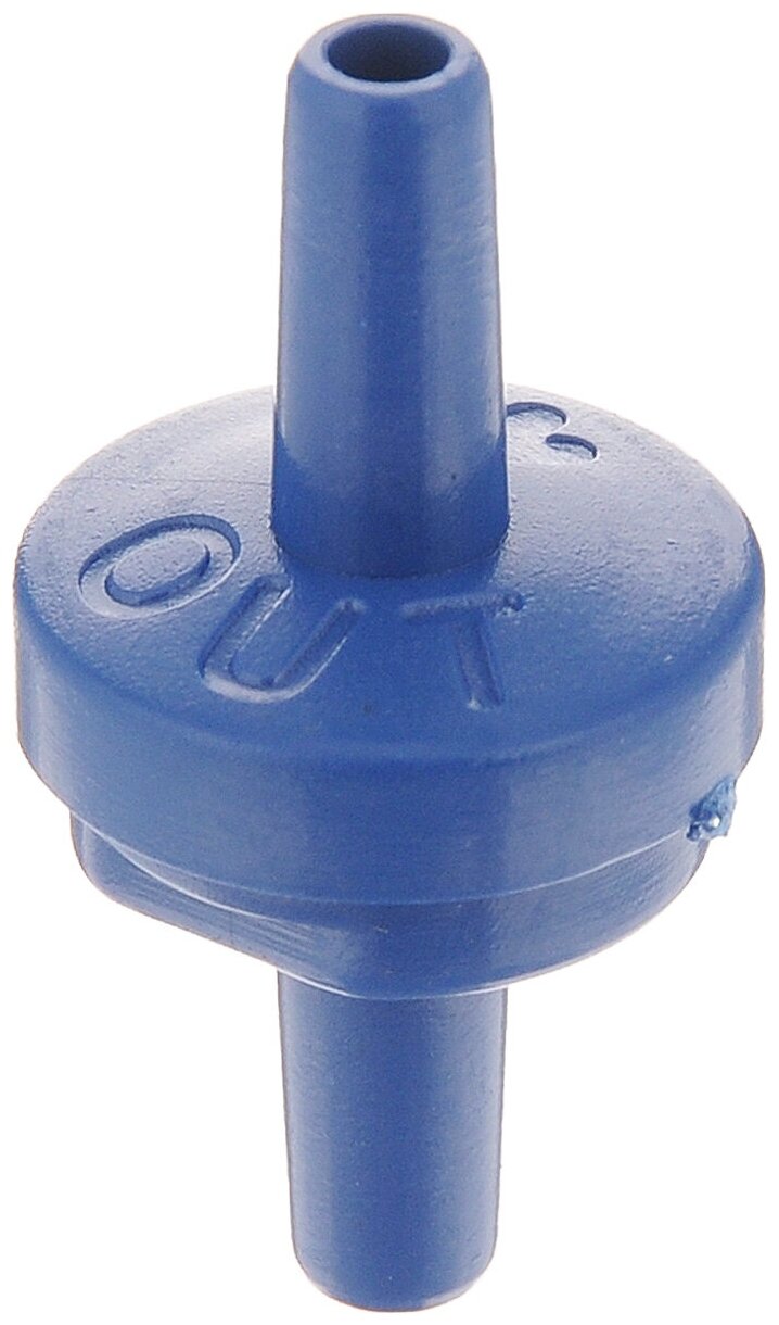 Клапан обратный синий, 4 мм, BARBUS, Accessory 104 (1 шт)