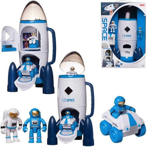 Игровой набор Junfa Капсула посадочная космическая с фигуркой космонавта WA-27014 игровой набор junfa капсула посадочная космическая с фигуркой космонавта
