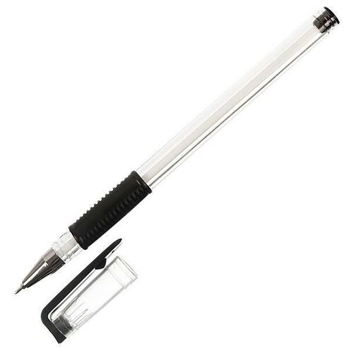 Ручка шариковая автоматическая inформат (0.5мм, черный цвет чернил, масляная основа)
