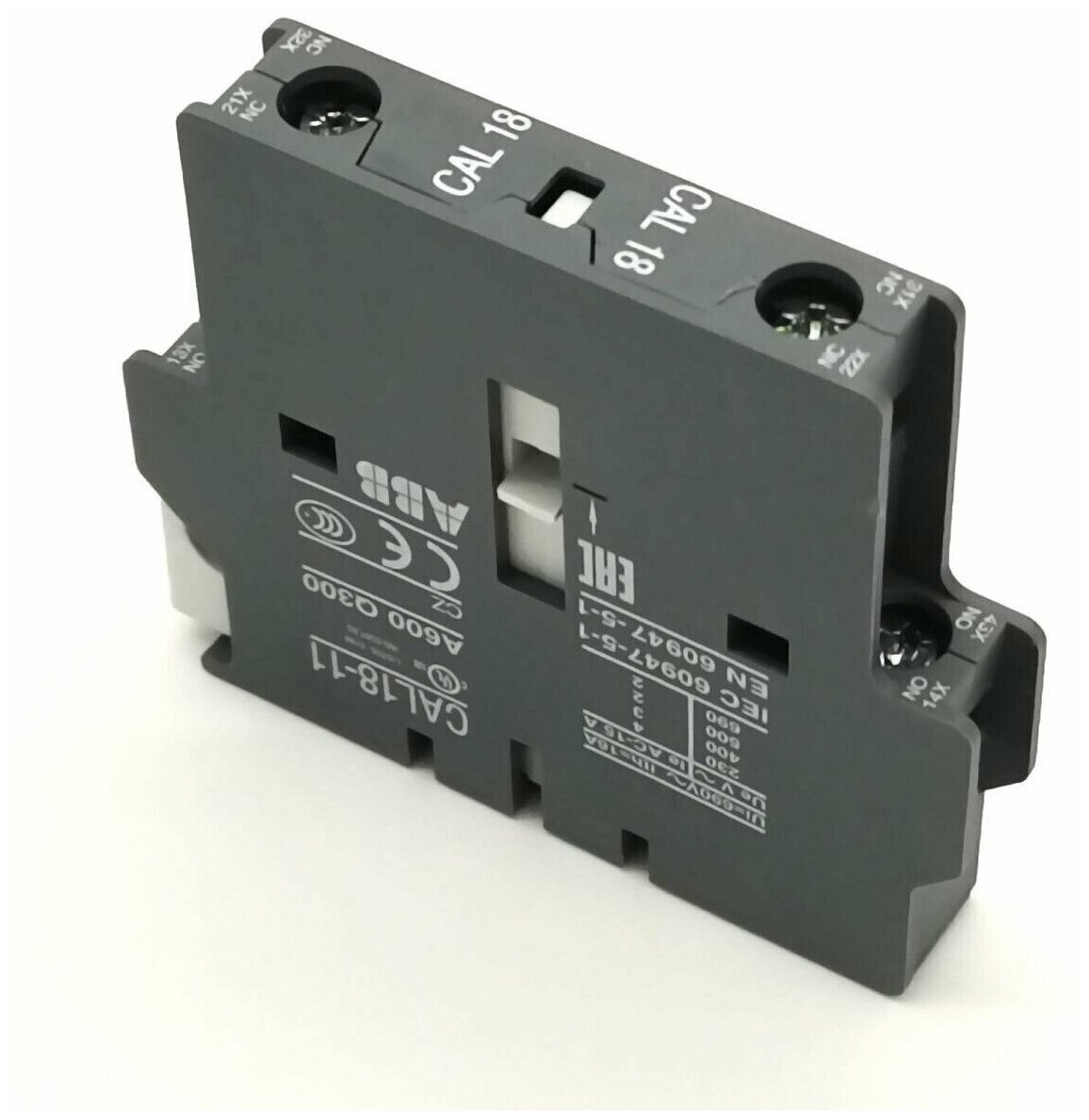 1SFN010720R1011 Контактный блок CAL-18-11 боковой 1HO1НЗ для контакторов А(F)95- АF1650 ABB - фото №4