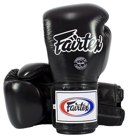 Боксерские перчатки Fairtex Super Sparring BGV5 Black (14 унций)