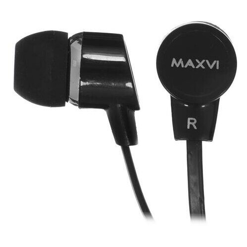 Проводная гарнитура Maxvi MHF-14 Easy черный 35000₽