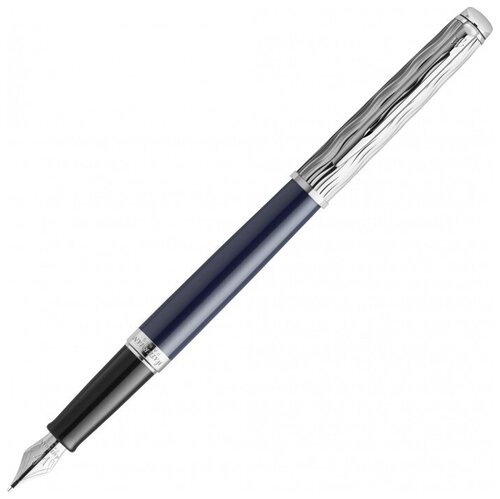 Ручка перьев. Waterman Hemisphere LEssence du Bleu 2166467 синий F сталь нержавеющая подар. кор.