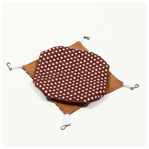 Гамак Подвесной для грызунов 23 23 см бязь флис 1030₽