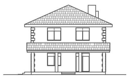 Проект газобетонного дома Catalog-Plans-40-04ABF (193,71кв.м, 15,4x9,9м, газобетон 400) - фотография № 5