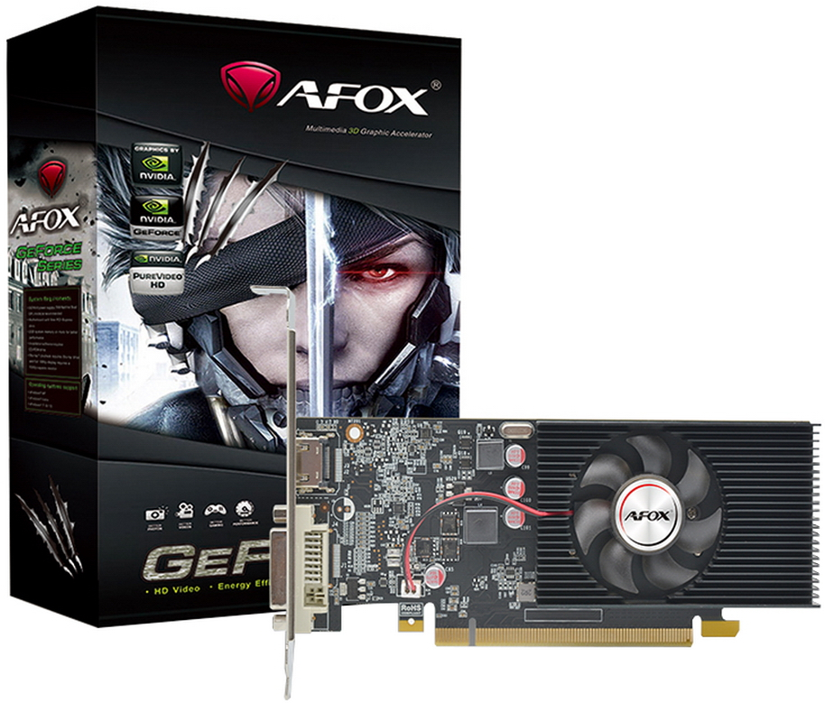 Видеокарта Afox GeForce GT 1030 LP SINGLE FAN 4G