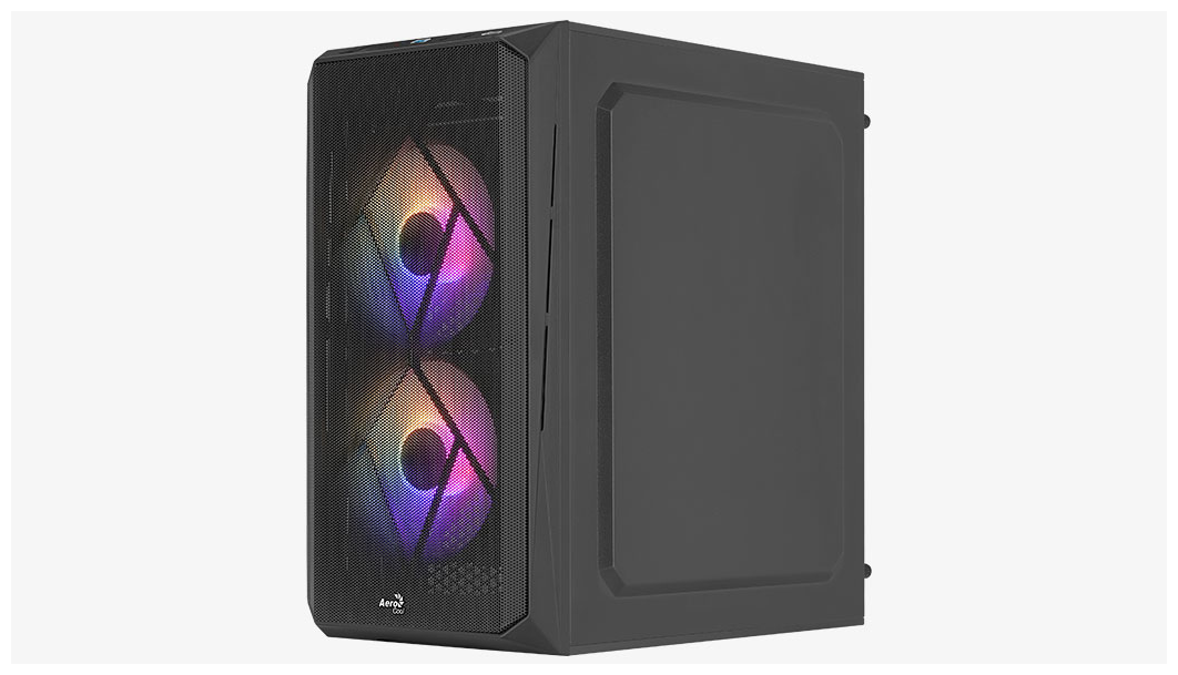 Корпус mATX AEROCOOL , Mini-Tower, без БП, черный - фото №2