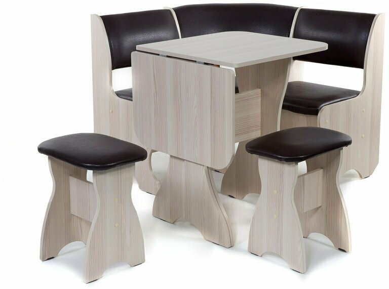 фото Кухонный уголок Тюльпан Мини Ясень умбер (Бител)