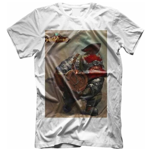 фото Футболка guild of heroes, гильдия героев №4, а3 migom