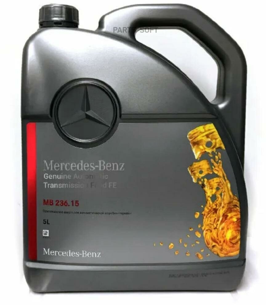 Масло трансмиссионное mercedes-benz atf mb 236.15 5 л a000 989 44 04 13 fdnr