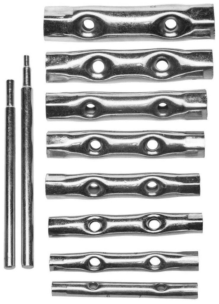 DEXX 10 предметов, 6 - 22 мм, набор трубчатых ключей (27192-H10)