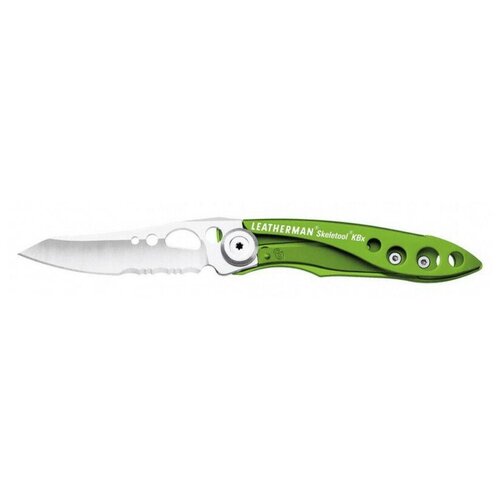 фото Нож перочинный leatherman skeletool kbx (832384) 89мм зеленый карт.коробка