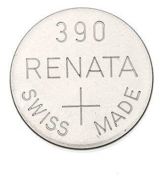 Часовая батарейка Renata 390 1.55V (SR1130SW) , 1шт.